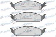 Комплект тормозных колодок ACDelco AC0581519D