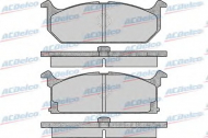 Комплект тормозных колодок ACDelco AC058291D