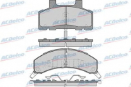 Комплект тормозных колодок ACDelco AC058460D