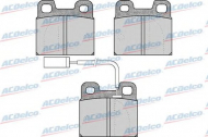 Комплект тормозных колодок ACDelco AC058531D