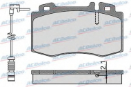 Комплект тормозных колодок ACDelco AC058899BD