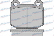 Комплект тормозных колодок ACDelco AC058947D