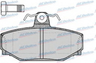 Комплект тормозных колодок ACDelco AC457081D