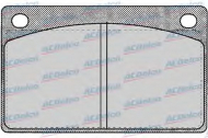 Комплект тормозных колодок ACDelco AC478487D