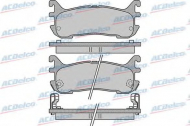 Комплект тормозных колодок ACDelco AC606381D