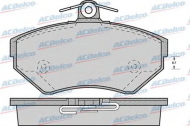 Комплект тормозных колодок ACDelco AC647681D