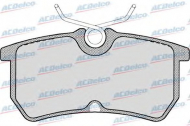 Комплект тормозных колодок ACDelco AC668781D