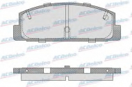 Комплект тормозных колодок ACDelco AC680181D