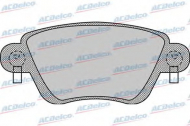 Комплект тормозных колодок ACDelco AC684681D