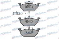 Комплект тормозных колодок ACDelco AC687781D