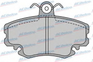 Комплект тормозных колодок ACDelco AC724281D