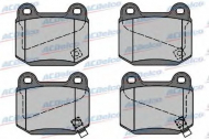 Комплект тормозных колодок ACDelco AC870781D