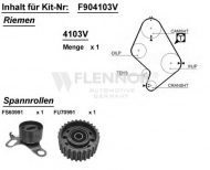 Ременный комплект FLENNOR F904103V