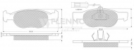 Комплект тормозных колодок FLENNOR FB210293