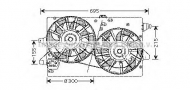 Вентилятор AVA QUALITY COOLING FD7503