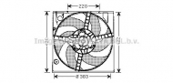Вентилятор AVA QUALITY COOLING RT7522