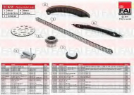 Комплект цепи привода распредвала FAI AutoParts TCK58