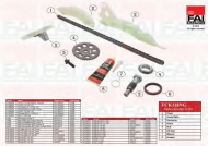 Комплект цепи привода распредвала FAI AutoParts TCK118NG