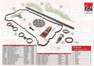 Комплект цепи привода распредвала FAI AutoParts TCK118