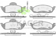 Комплект тормозных колодок KAGER 35-0568