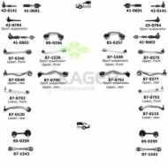 Подвеска колеса KAGER 80-0147