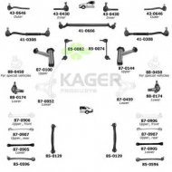 Подвеска колеса KAGER 80-0283