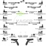 Подвеска колеса KAGER 80-0674
