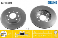 Тормозной диск GIRLING 6016091