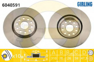 Тормозной диск GIRLING 6040591