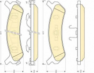 Комплект тормозных колодок GIRLING 6108969