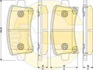 Комплект тормозных колодок GIRLING 6117841