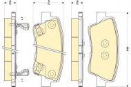 Комплект тормозных колодок GIRLING 6134959