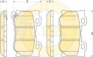 Комплект тормозных колодок GIRLING 6135159