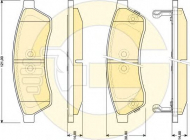 Комплект тормозных колодок GIRLING 6141729