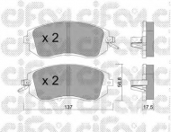 Комплект тормозных колодок CIFAM 822-500-1