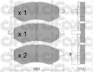 Комплект тормозных колодок CIFAM 822-508-1