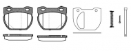 Комплект тормозных колодок WOKING P4843.20