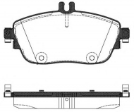 Комплект тормозных колодок WOKING P15853.08
