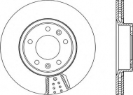 Тормозной диск OPEN PARTS BDR1109.20