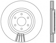 Тормозной диск OPEN PARTS BDR2549.20