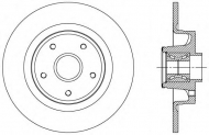 Тормозной диск OPEN PARTS BDA1960.30
