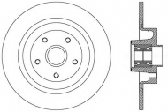 Тормозной диск OPEN PARTS BDA2507.30