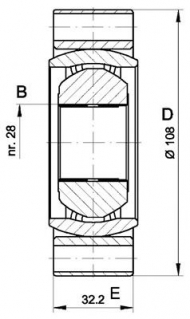 Шарнирный комплект OPEN PARTS CVJ5415.20