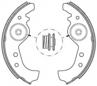 Комлект тормозных накладок OPEN PARTS BSA2001.00