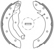 Комлект тормозных накладок OPEN PARTS BSA2147.00