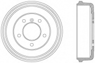Тормозный барабан OPEN PARTS BAD9014.10