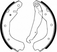 Комлект тормозных накладок Brake ENGINEERING SH2214