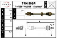 Вал EAI T49150SP