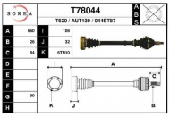 Вал EAI T78044