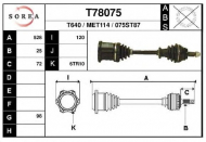 Вал EAI T78075